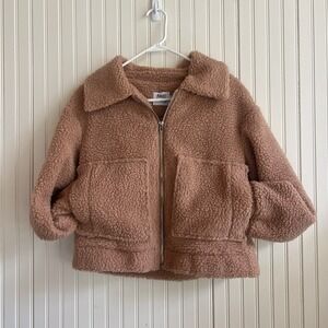 Princess Polly | Size 4 Womens  |Dusty Rose | Faux Fur | Teddy  Jacket